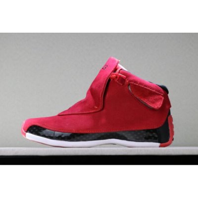 Nike Erkek Air Jordan 18 Kırmızı / Siyah Basketbol Ayakkabısı Türkiye - E1356Y77